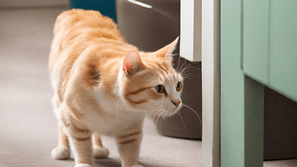 Why is my cat peeing outside the litter box but pooping in it?