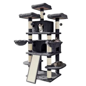 Allewie 68 Inches Cat Tree House