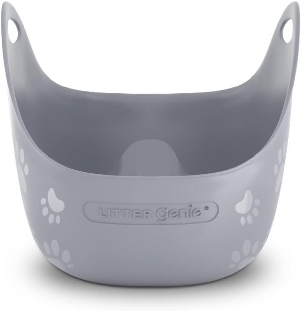 Litter Genie Cat Litter Box, Flexible, Soft Plastic, High-Walls and Handles for Privacy and Portability - Image 3