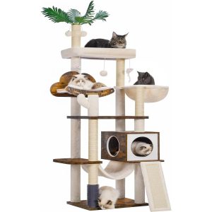 Hebly Wood Cat Tree