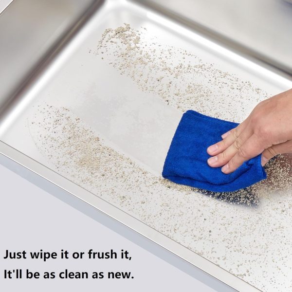 LEGOURNS Stainless Steel Litter Box, 18"x14"x6"(Height) Medium to Large Cat Litter Box Easy Clean, Non Stick Litter Box No Smell for Adult Cats or Kitty/Kitten - Image 7