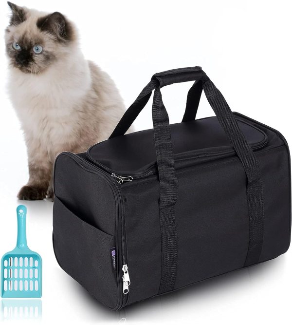 Petleader Cat Litter Box Black – 2-in-1 Foldable Travel Litter Box, Lightweight and Portable - Image 3