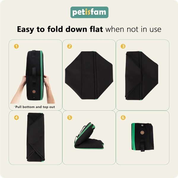 Petisfam Large Portable Litter Box for Easy Travel with Large or Multiple Cats - Image 2