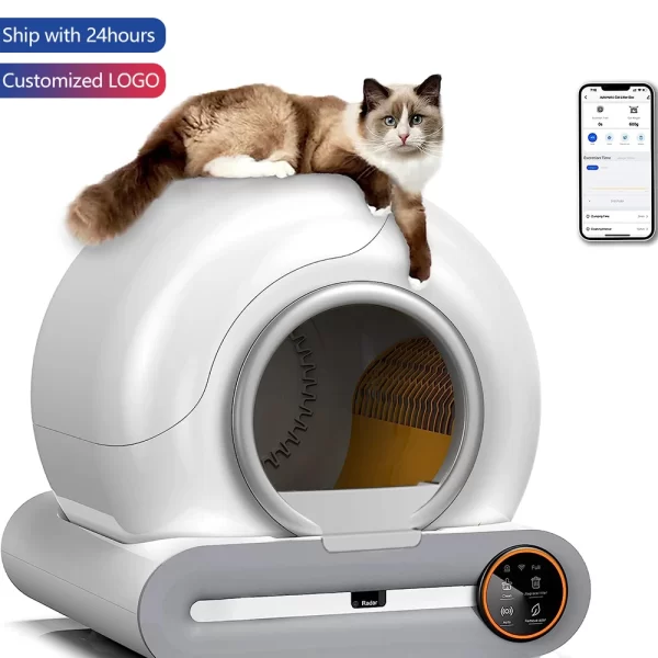 Automatic Cat Litter Box with Smart App Control - Self-Cleaning Electronic Pet Toilet - Image 6