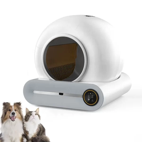 Automatic Cat Litter Box with Smart App Control - Self-Cleaning Electronic Pet Toilet