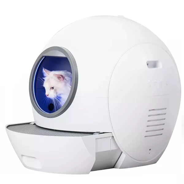 Smart Large Automatic Self-Cleaning Cat Litter Box – Closed, Odor-Free Robot for Multiple Cats