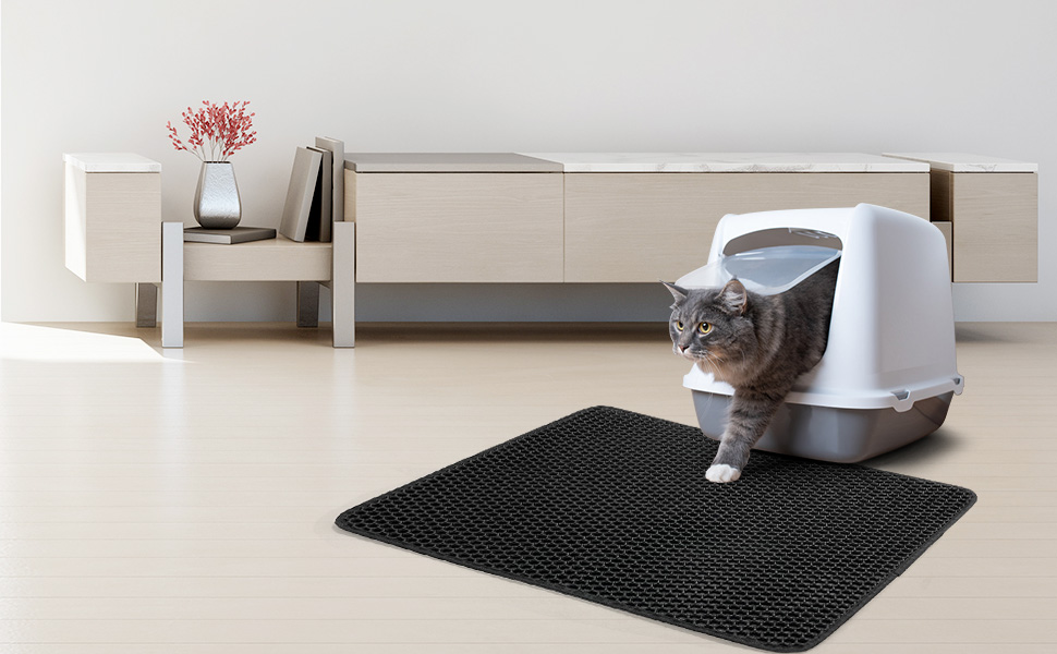 Cats rule litter mat hotsell