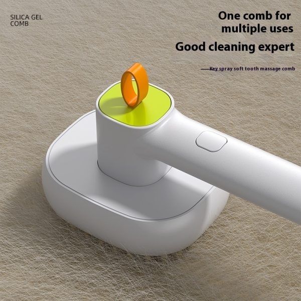 Cat Soft Teeth Electric Massage Spray Comb - Pet-Friendly Wash-Free Grooming Tool with One-Click Spray in Blue & Green for Cats and Dogs - Pet Massage Spray Comb for Gentle Care - Image 4