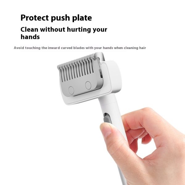 Cat Hair Comb for Grooming, One-Touch Hair Removal Comb for Cats and Dogs, Floating Hair & Unknotting Comb, Durable ABS and Stainless Steel Grooming Tool - Image 3