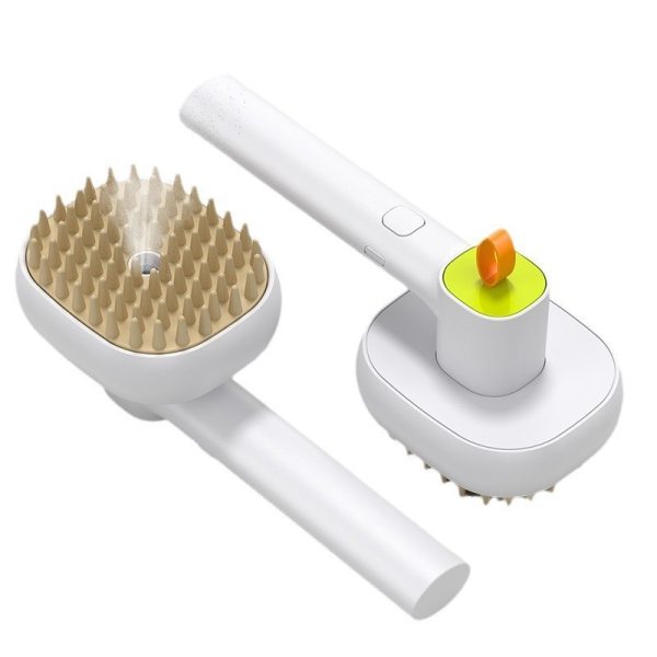Cat Soft Teeth Electric Massage Spray Comb - Pet-Friendly Wash-Free Grooming Tool with One-Click Spray in Blue & Green for Cats and Dogs - Pet Massage Spray Comb for Gentle Care - Image 6