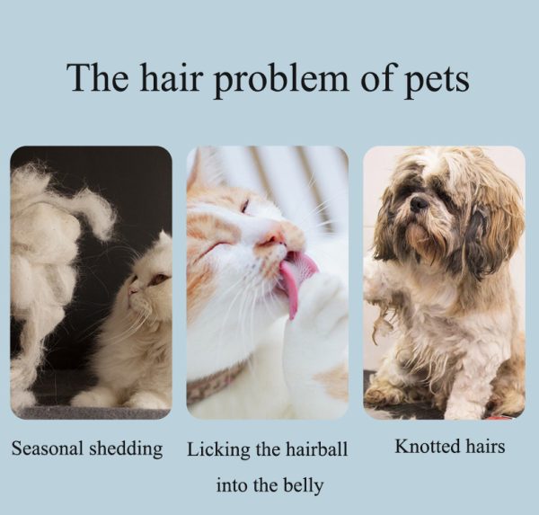 Pet Hair Remover Deshedding Tool - Double-Sided Open Knot Comb for Cats & Dogs, Dematting Grooming Brush for Thick Fur & Undercoat Shedding, Safe Skin-Friendly Dual-Head Rake with Easy Grip Handle - Image 9