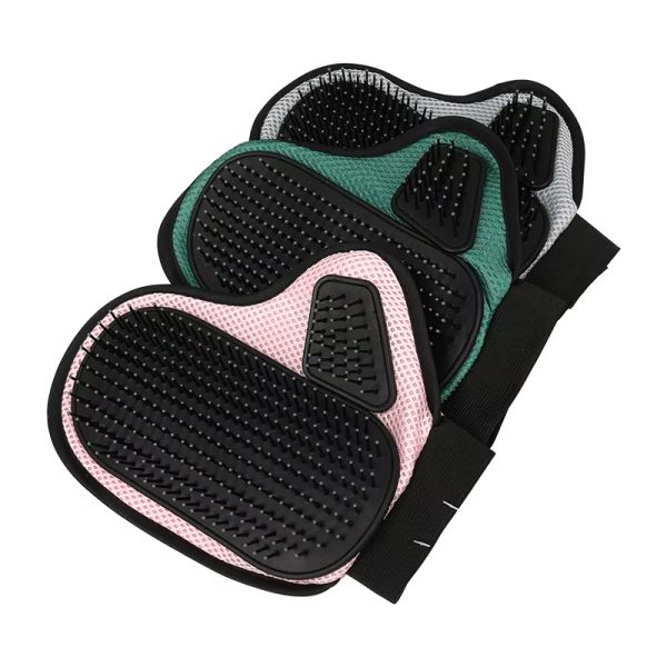 Cat Hair Removal Glove - Pet Bath Massage Glove for Cats & Dogs, Grooming & Cleaning Supplies, Silicone Hair Removal Brush, Shedding, and Bathing Tool with Ergonomic Design - Image 9