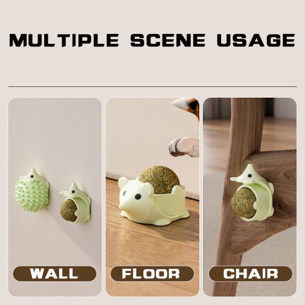 Cat and Kitten Self Groomer Toy, Catnips Grooming Teaser Cartoon Massage Combs for Short Long Hair Cats Self Massage - Image 8