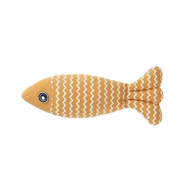 4 Pcs Cat Toys Fish, Crinkle Sound Catnip Toys Soft Linen, Interactive Kitten Exercise Kicker Toys for Indoor Cats 7.8 Inches for All Breeds - Image 7