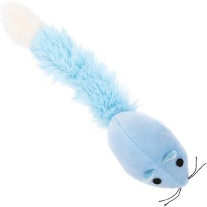 Cat Mouse Toy for Indoor Cats - Plush Stuffed Mice, Interactive Chew Toy with Long Tail, Lightweight Self-Play Kitten Exercise Toy