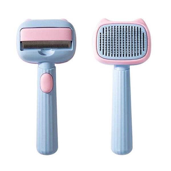 Pet Grooming Brush for Dogs and Cats - Deshedding Brush for Large Dogs, Dematting Comb for Hair Cats, Pet Hair Grooming Brush Reduces Shedding, Ideal for Short to Long Hair Breeds