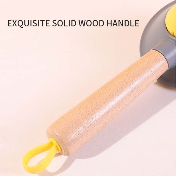 Pet Hair Remover Comb, Self-Cleaning Grooming Brush for Cats and Dogs, Pet Hair Cleaner for Long & Short Hair, Gentle Shedding Brush with Massage Function for a Healthier Coat - Image 8