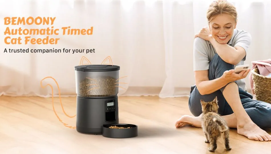 BEMOONY Automatic Cat Feeder Manual Instructions