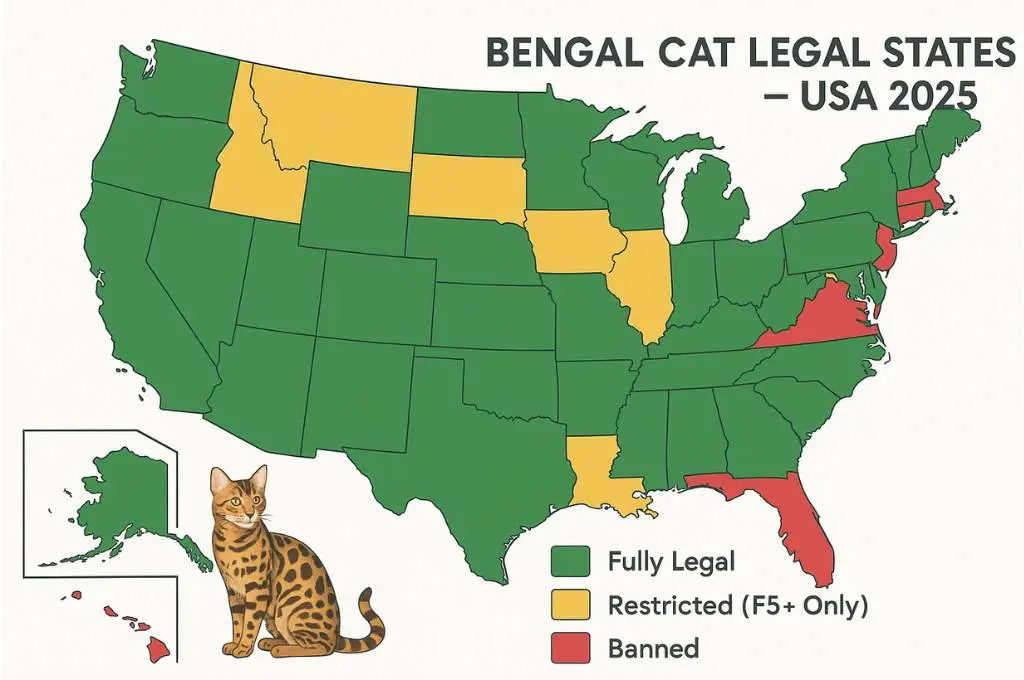 Bengal Cat Legality by State