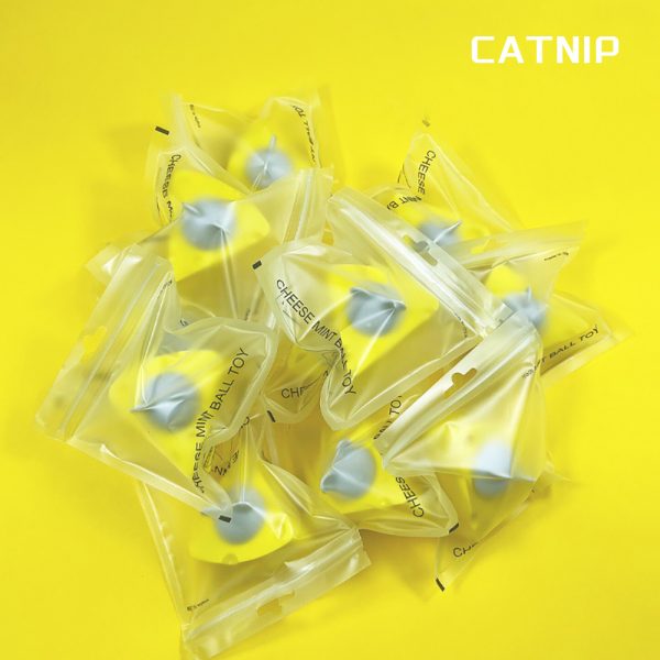 Cat Catnip Balls Toy – Cheese Catnip Ball Nature Edible Cat Silvervine Chew Toys, Teeth Cleaning Self-Entertainment Cat Stick, Healthy Kitten Wall Treats - Image 4