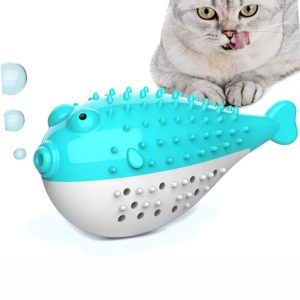 Cat Fish Silicone Toys - Interactive Chew Toy for Cats, Pet Supplies, Teething & Teeth Cleaning, 12.2cm, 71g