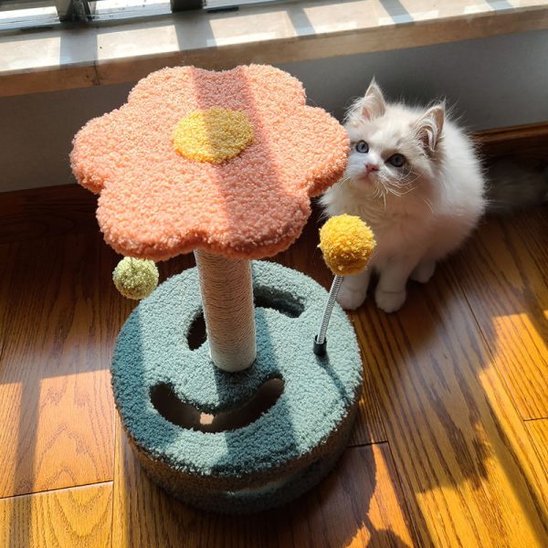 Cat Scratch Board - Durable Sisal Rope Cat Claw Grinder, Kitten Climbing Frame & Playhouse, Multi-Color Cat Toy - Image 6