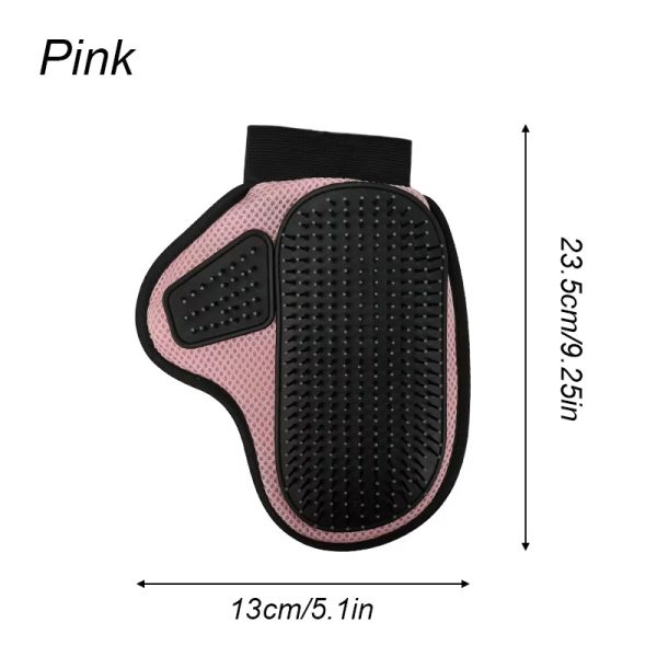 Cat Hair Removal Glove - Pet Bath Massage Glove for Cats & Dogs, Grooming & Cleaning Supplies, Silicone Hair Removal Brush, Shedding, and Bathing Tool with Ergonomic Design - Image 6