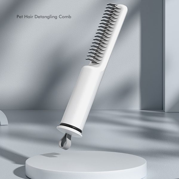 Pet Grooming Self Cleaning Brush, Automatically Dog Cat Slicker Brush, Remove Pet Hair, Dual-Sided Dematting Tool, Detangling Comb for Dogs & Cats, Undercoat Rake, Fur Shedding Blade - Image 6