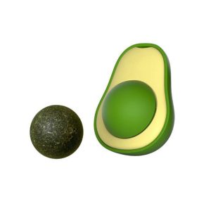Toys for Cats – Cat Teeth Cleaning Toy, Interactive Catnip Licking Toy, Funny Avocado-Shaped Mint Chew Toy, Pet Supplies for Cats, Ideal Cat Treat and Cleaning Ball for Boredom Relief
