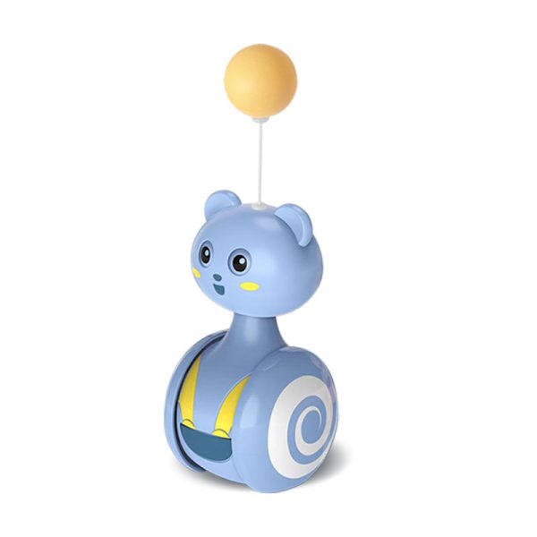 Cat Interactive Feather Toys Pet Bumbler Funny Toy Interactive Cats Toys Cat Rolling Teaser Feather Wand Toys Rotating Ball - Image 6