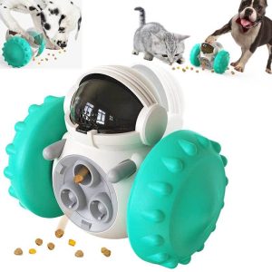 HNNOAIDA Cat Toys Slow Food Interactive Balance Car - Smart Pet Feeding Dog Toy - Tumbler Design, IQ Training, Safe ABS Material