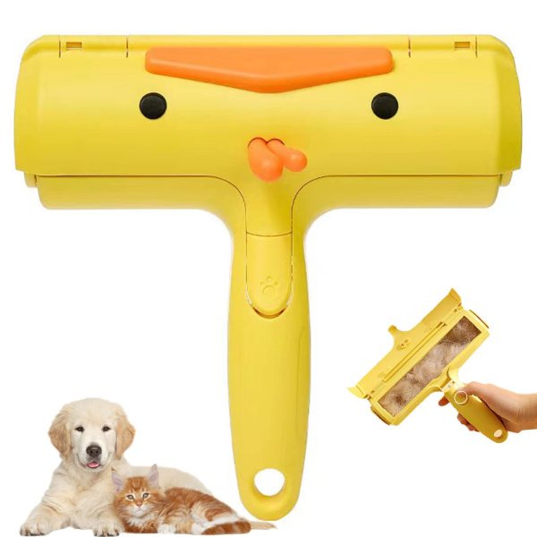 SONGPET Pet Hair Remover Reusable Cat And Dog Hair Remover For Furniture Sofa Or Bedding Portable Multi-surface Lint Roller And Fur Removal Tool Animal Two-way Hair Remover