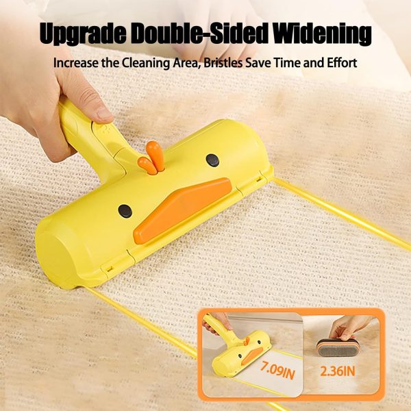 SONGPET Pet Hair Remover Reusable Cat And Dog Hair Remover For Furniture Sofa Or Bedding Portable Multi-surface Lint Roller And Fur Removal Tool Animal Two-way Hair Remover - Image 7