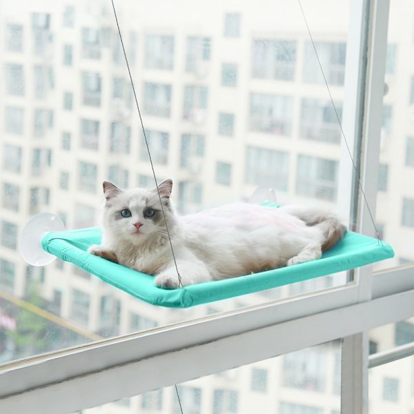 Hanging Cat Window Hammock – Cat Bed with Oxford Fabric, Easy Install & Strong Suction Cups - Image 6