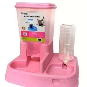 Automatic Pet Feeder for Cats & Dogs, Adjustable Food Flow, No Boiling Water Required, 3KG Capacity