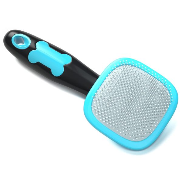 Glendan Cat and Dog Slicker Brush, Gently Cleaning Pin Brush for Shedding Dog Hair Brush for Small Dogs Puppy Yorkie Poodle Rabbits Cats - Image 6