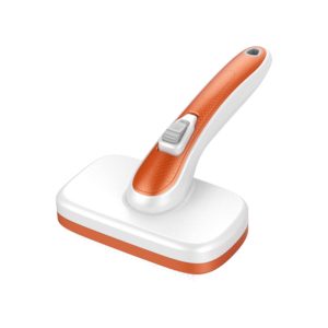 Self Cleaning Dog Grooming Brush, Pet Comb Removes Loose Hair Mats Tangles Pet Brush, Orange