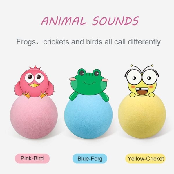 Interactive Intelligent Smart Touch Sound Ball Cat Toys, Catnip Cat Training Toy, Pet Play Ball, Pet Squeaky Cat Toy, Yellow eva Material - Image 10