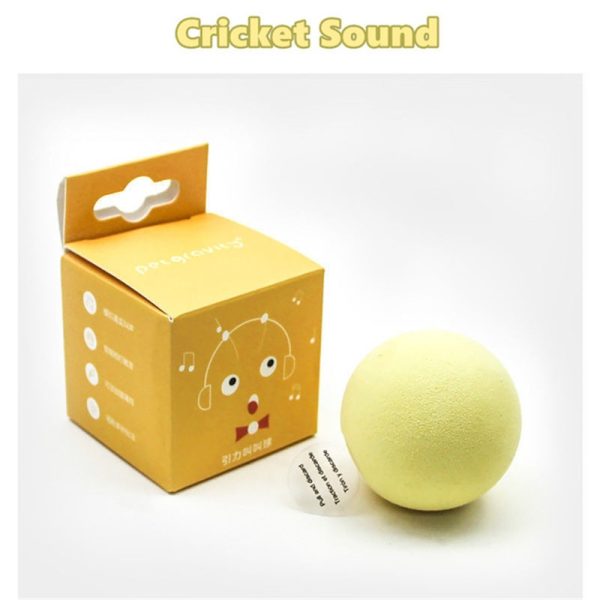 Interactive Intelligent Smart Touch Sound Ball Cat Toys, Catnip Cat Training Toy, Pet Play Ball, Pet Squeaky Cat Toy, Yellow eva Material - Image 8