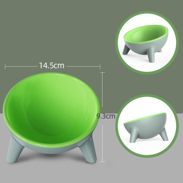 Bikuu Cat and Dog Bowl with Stand – 15° Tilt Design, Anti-Spill, Large Capacity, Food-Grade PET Material, Durable Pet Feeder - Image 3