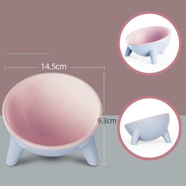 Bikuu Cat and Dog Bowl with Stand – 15° Tilt Design, Anti-Spill, Large Capacity, Food-Grade PET Material, Durable Pet Feeder - Image 4