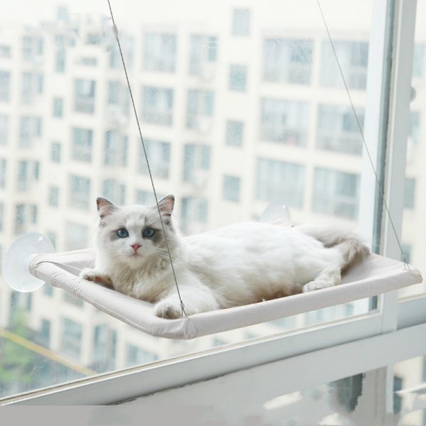 Hanging Cat Window Hammock – Cat Bed with Oxford Fabric, Easy Install & Strong Suction Cups - Image 7