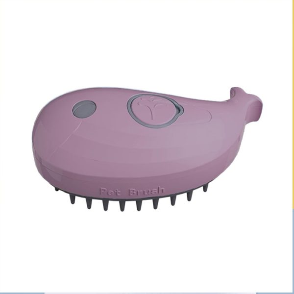 Frelara 3-in-1 Whale-Shaped Steamy Cat Brush, Pet Grooming Massage, and De-Shedding Tool - Image 3