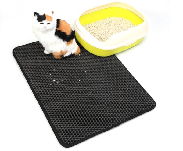 EVA Double Layer Litter Trapper Mat for Cats, Dirtproof & Dustproof, Quick Dry, Easy Clean,