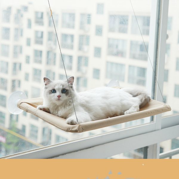 Hanging Cat Window Hammock – Cat Bed with Oxford Fabric, Easy Install & Strong Suction Cups - Image 10