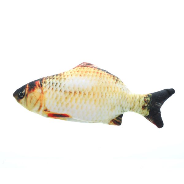Simulation Electric Cat Fish Toy - Realistic Moving Fish with 3 Swing Modes, Plush & Catnip-Friendly, 30cm - Image 5