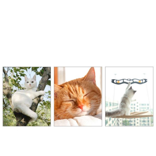 Hanging Cat Window Hammock – Cat Bed with Oxford Fabric, Easy Install & Strong Suction Cups - Image 4