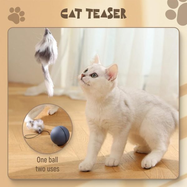 Interactive Cat Ball Toy - Automatic Self-Rolling Electric Pet Toy for Indoor Cats & Dogs, Motion Activated, Safe & Durable - Image 3