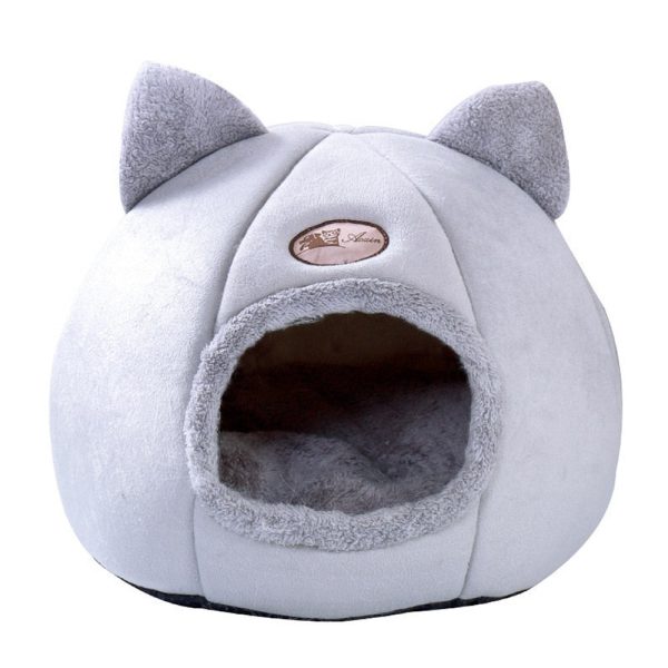 Winter Nest for Cats - Warm, Cold-Proof, Fully Enclosed Cat Sofa Bed, Large Size, Cozy Home Pet Bed for Indoor Cats (Copy) - Image 6