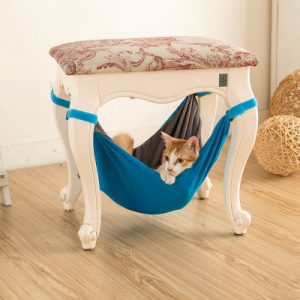 Cat Hammock Bed Lounger - Detachable Hanging Chair Cushion, Adjustable Straps, Soft & Durable, Easy Installation